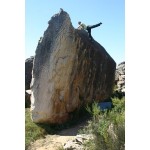 Ein Boulder in Rocklands