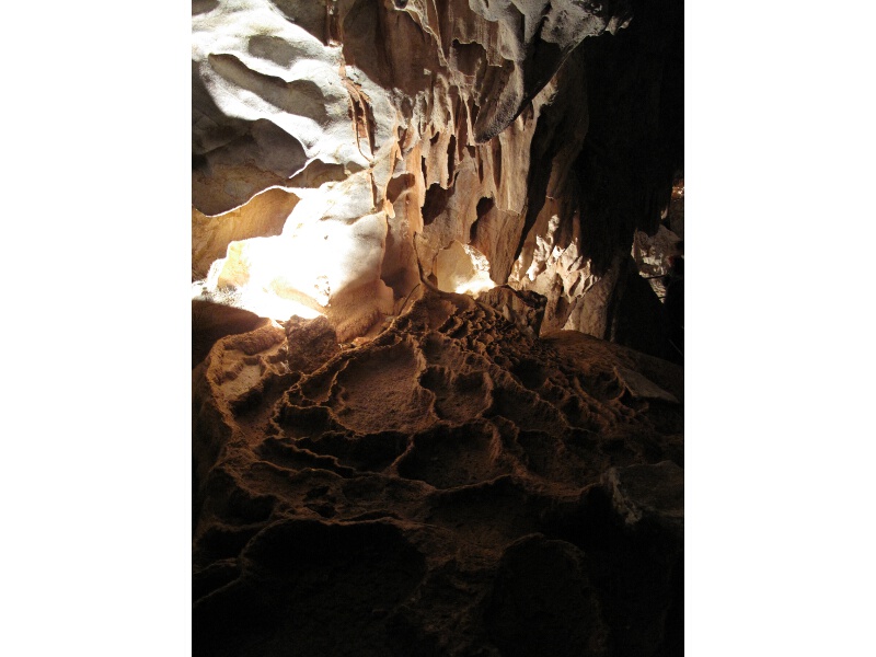 Ausgetrocknete Badelandschaft